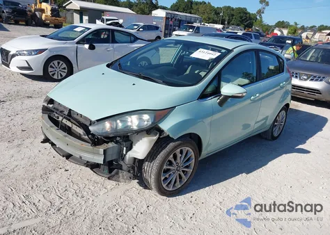 2018 Ford Fiesta Titanium z USA, uszkodzony, nr VIN 3FADP4FJ9JM129718